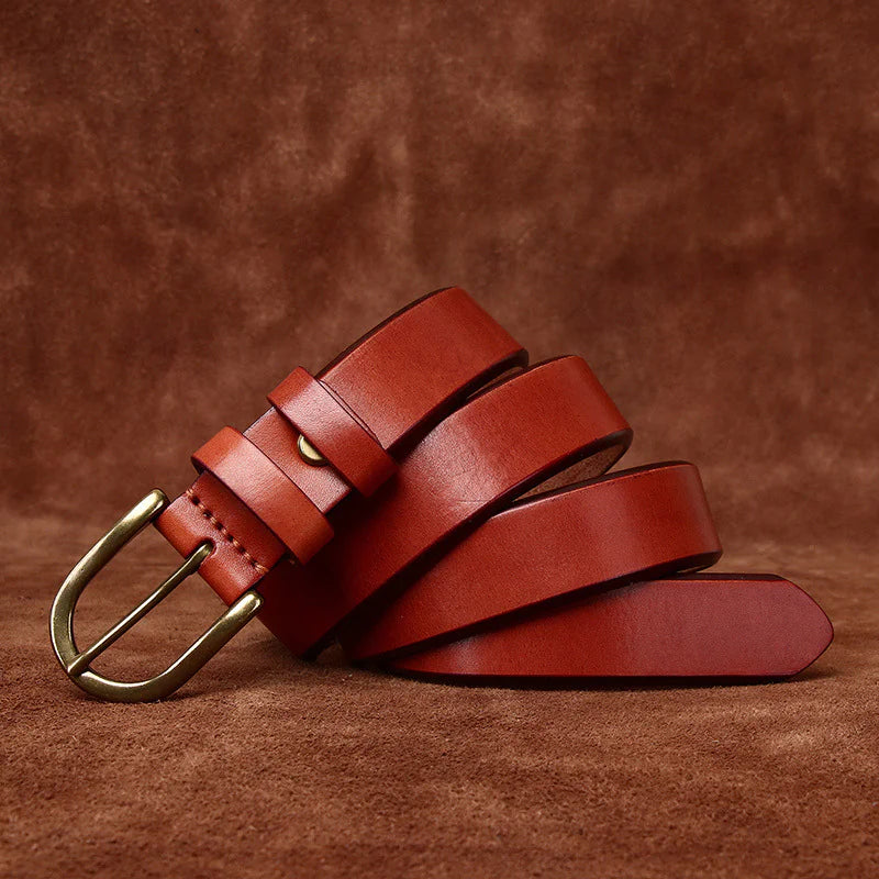 Retro Copper Buckle Men's Belt Pi-Mart