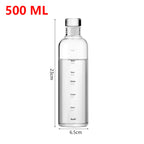 Water Bottle With Time Marker Pi-Mart