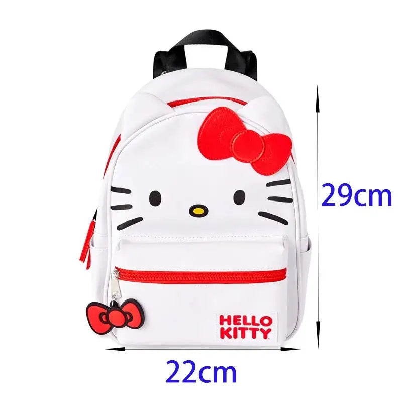 Red White Bow Backpack Bag Pi-Mart