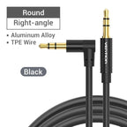 Jack 3.5mm Aux Cable  3.5mm Audio Cable Jack  Headphones Speaker Cable Male Stereo Audio Cable Fabric Braided Compatible For Headphones Smartphone Car Stereos Stevvex