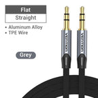 Jack 3.5mm Aux Cable  3.5mm Audio Cable Jack  Headphones Speaker Cable Male Stereo Audio Cable Fabric Braided Compatible For Headphones Smartphone Car Stereos Stevvex