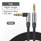 Jack 3.5mm Aux Cable  3.5mm Audio Cable Jack  Headphones Speaker Cable Male Stereo Audio Cable Fabric Braided Compatible For Headphones Smartphone Car Stereos Stevvex