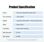 Jack Audio Cable Jack Male To Male Audio Aux Cable For Car Headphone Hi-Fi Stereo Jack Shielded AUX Cord Compatible With Phones Tablets Speaker Wire Line Aux Cord Speaker 3.5mm Stevvex