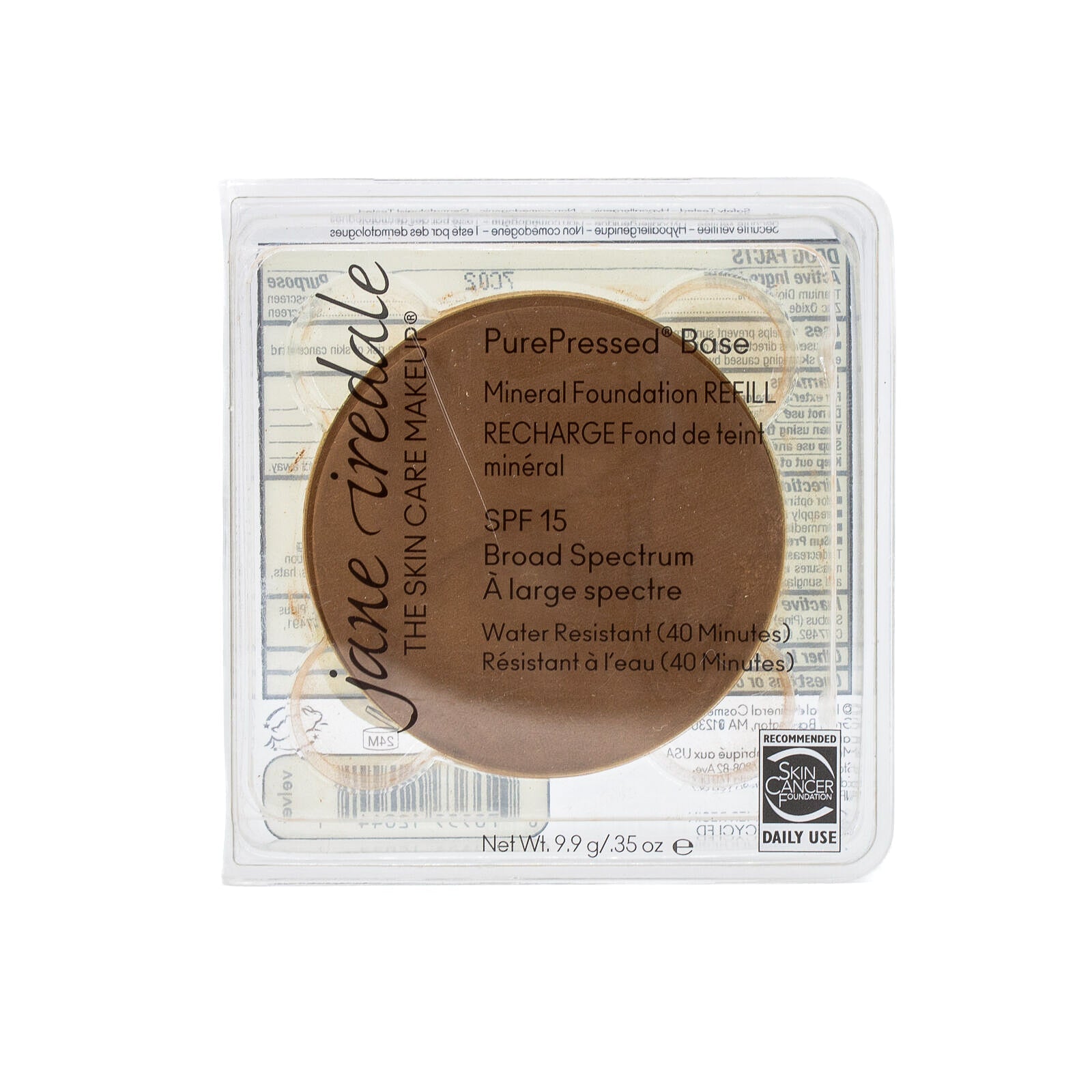 jane iredale PurePressed Foundation Refill VELVET .35oz - Imperfect Container This is Beauty US