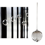 Japanese Wind Chimes Romantic Small Wind Bells Simple and Beautiful Label Pendant Chimes Wind Bells Glass Japanese Style Pendant Home Indoor Outdoor Bedroom Garden Decor Best Gift Celebrations