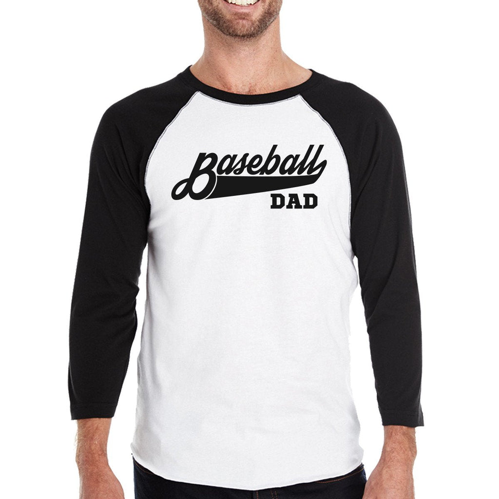 Baseball Dad Men's Baseball 3/4 Sleeve Shirt Gift - SJB-DIAMOND ELITES