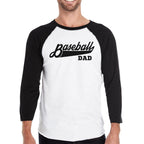 Baseball Dad Men's Baseball 3/4 Sleeve Shirt Gift - SJB-DIAMOND ELITES