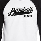Baseball Dad Men's Baseball 3/4 Sleeve Shirt Gift - SJB-DIAMOND ELITES