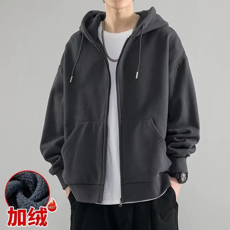 Men's Hooded Jacket Autumn 2023 Casual Cardigan Pi-Mart