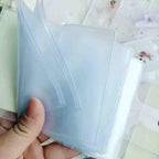 Jelly Color Photo Album for Mini Card Photo Sticker Album Mini Photo Album Transparent Glitter Card Holder Gifts For Valentine Gifts for Friends Stevvex