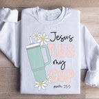 Jesus Fills My Cup Psalm 235 Sweatshirt Peachy Sunday
