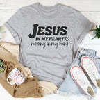 Jesus In My Heart Nursing In My Veins Tee Peachy Sunday