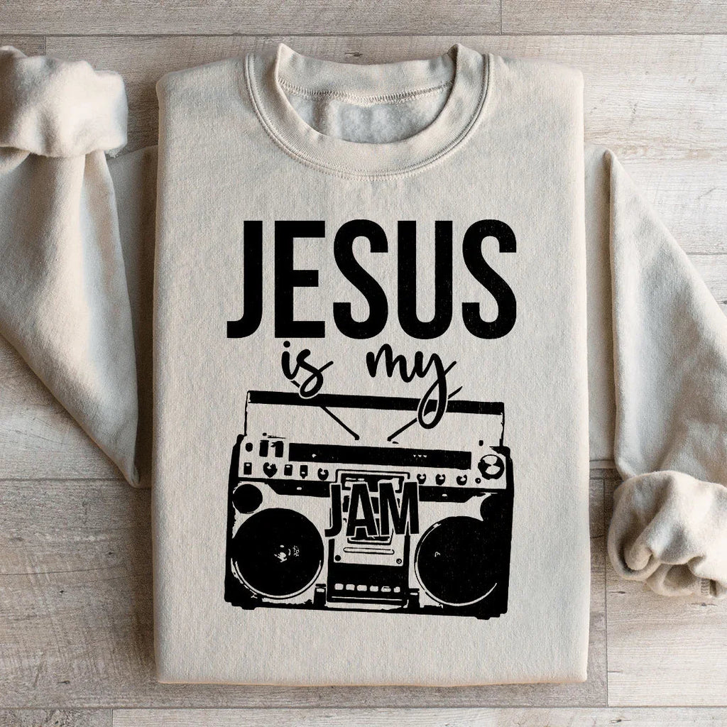Jesus Is My Jam Sweatshirt Peachy Sunday