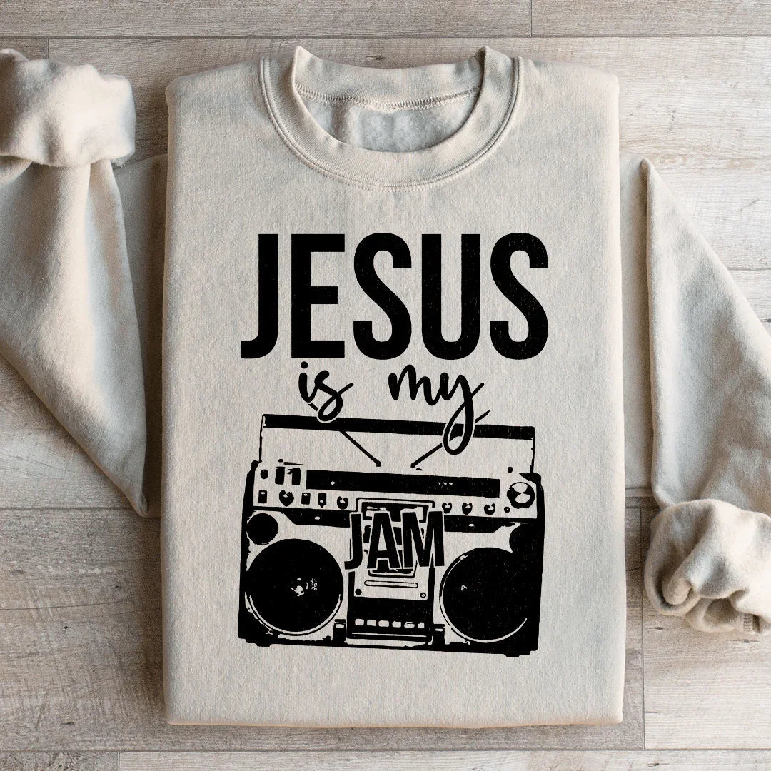 Jesus Is My Jam Sweatshirt Peachy Sunday