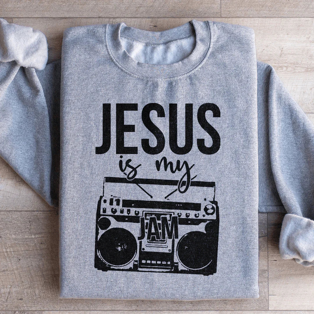 Jesus Is My Jam Sweatshirt Peachy Sunday