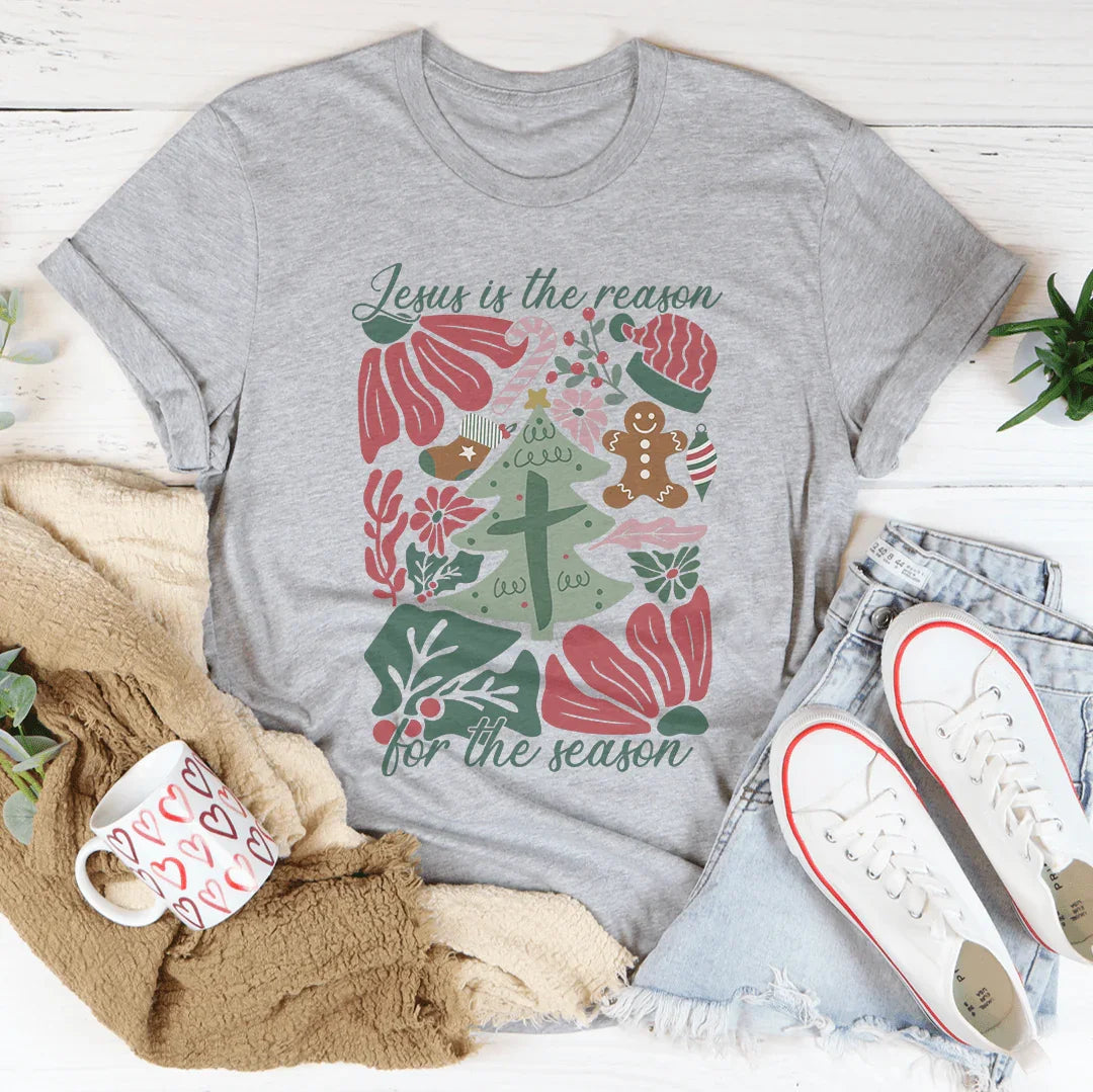 Jesus Is The Reason For The Season Tee Peachy Sunday