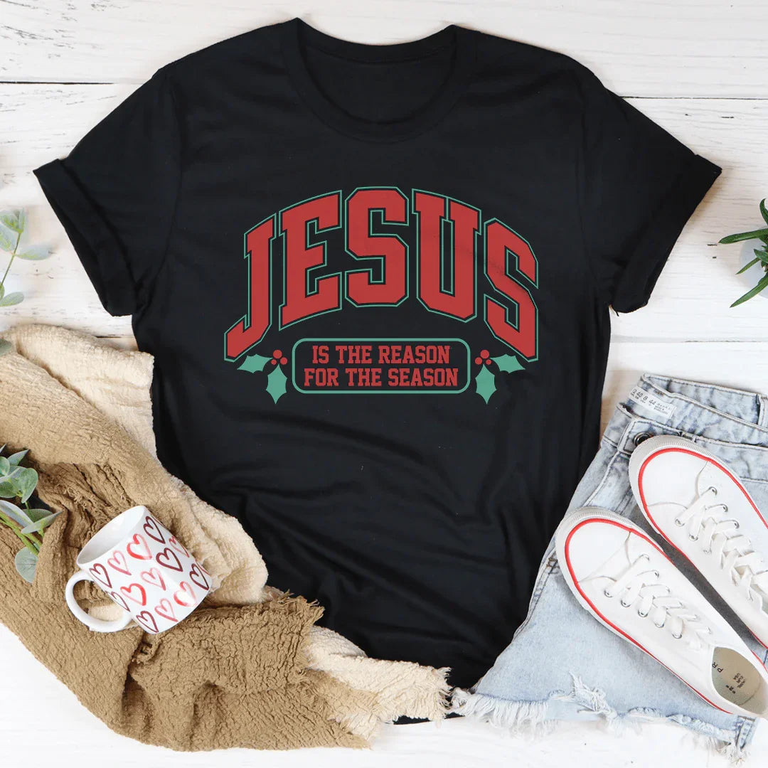 Jesus Is The Reason For The Season Tee Peachy Sunday