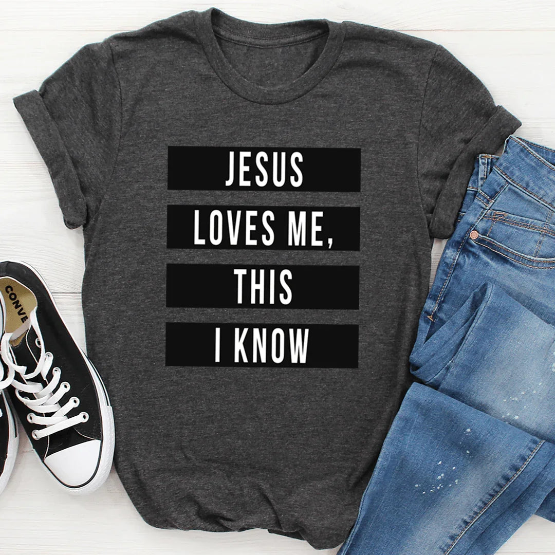 Jesus Loves Me This I Know Tee - SJB-DIAMOND ELITES
