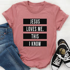 Jesus Loves Me This I Know Tee - SJB-DIAMOND ELITES