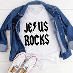 Jesus Rocks Tee - SJB-DIAMOND ELITES