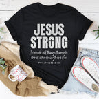 Jesus Strong  Tee Peachy Sunday