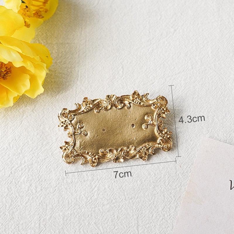 Jewelry Organizer Wooden Rack Bracelet Earring Holder Display Decoration Stand Earring Support Display Decoration Rack Small Jewelry Display Holder T-Shaped Iron Fashion Home Bracelet Pendant Jewelry Storage Shelf Stand for Woman Girls Stevvex