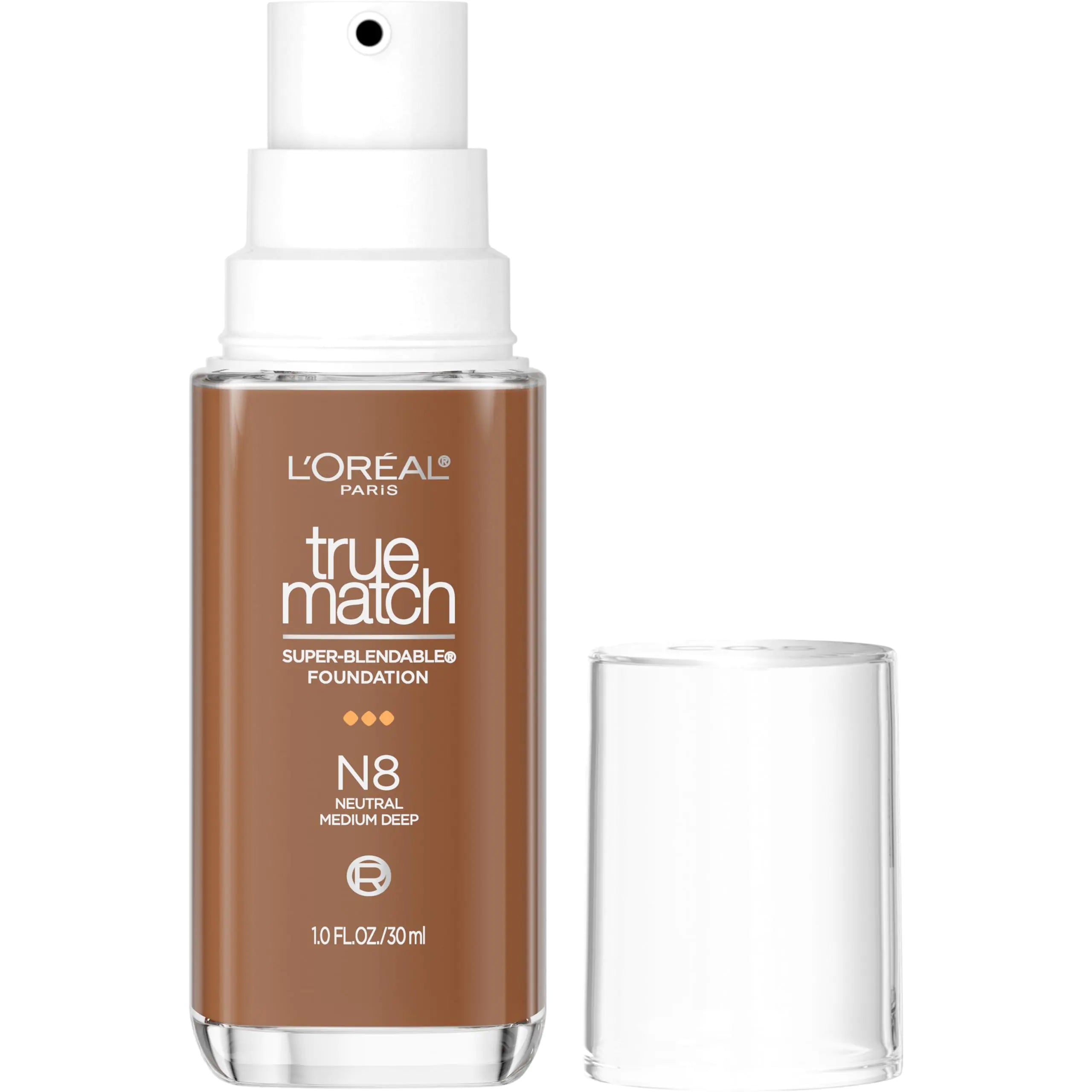 L’Oréal Paris True Match Super-Blendable Foundation Medium Coverage Liquid Foundation Makeup N8 Medium Deep 1 Fl Oz Lootquake LLC