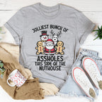 Jolliest Bunch Of Ass* This Side Of The Nuthouse Tee Peachy Sunday