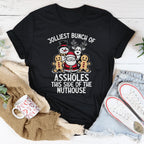 Jolliest Bunch Of Ass* This Side Of The Nuthouse Tee Peachy Sunday