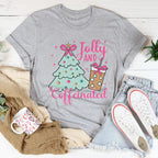 Jolly And Coffeinated Tee Peachy Sunday