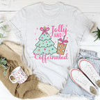 Jolly And Coffeinated Tee Peachy Sunday