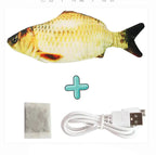 Cats USB Charger Interactive Toy Fish Pi-Mart