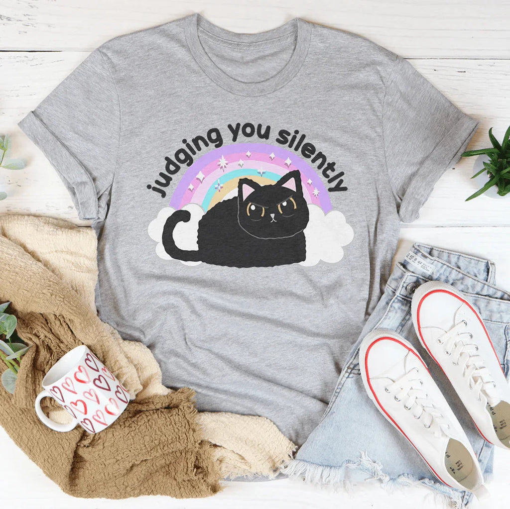 Judging You Silently Tee Peachy Sunday