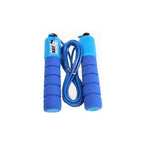 Jump Rope Skipping Electronic Counter Adjustable Fast Speed Counting Skipping Rope Wire Gym Workout Professional Sponge Jump Rope With Electronic Counter Soft Adjustable Fast Speed Counting Skipping Rope Stevvex