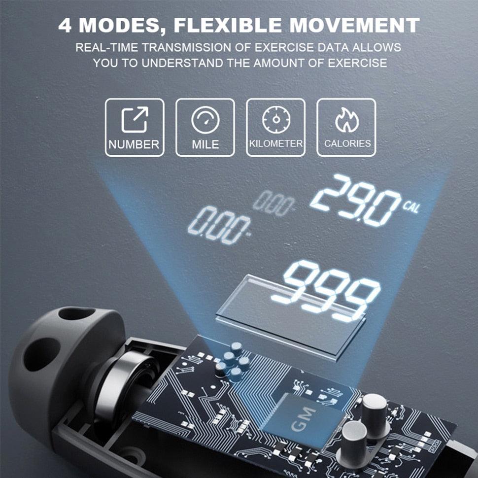 Jump Rope With Counter Adjustable Digital Counting Jumping Rope LCD Digital Counting Skipping Ropes Adjustable Weight Calories Time Setting With Sound Reminder Jump Ropes For Fitness Exercise Workout Gym Stevvex