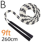 Jump Skipping Rope Beginner Soft Beaded Adjustable Tangles Free Fitness Skipping Rope For Men Women Kids Soft Beaded Skipping Rope Keeping Fit For Training Workout And Weight Loss Stevvex