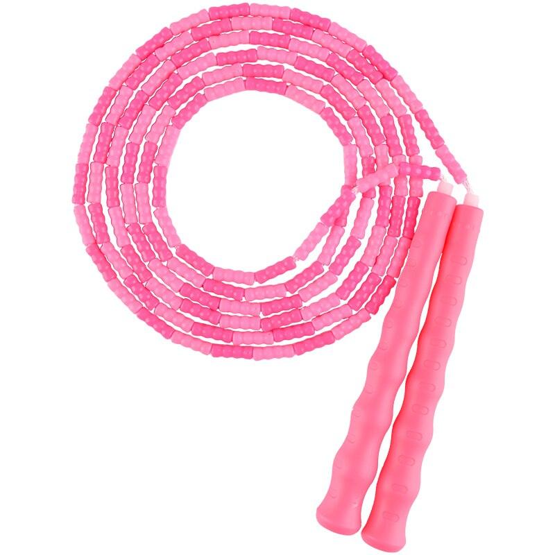 Jump Skipping Rope Beginner Soft Beaded Adjustable Tangles Free Fitness Skipping Rope For Men Women Kids Soft Beaded Skipping Rope Keeping Fit For Training Workout And Weight Loss Stevvex