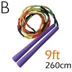 Jump Skipping Rope Beginner Soft Beaded Adjustable Tangles Free Fitness Skipping Rope For Men Women Kids Soft Beaded Skipping Rope Keeping Fit For Training Workout And Weight Loss Stevvex