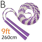 Jump Skipping Rope Beginner Soft Beaded Adjustable Tangles Free Fitness Skipping Rope For Men Women Kids Soft Beaded Skipping Rope Keeping Fit For Training Workout And Weight Loss Stevvex