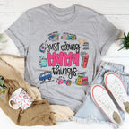 Just Doing Mama Things Tee Peachy Sunday