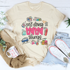 Just Doing Mama Things Tee Peachy Sunday