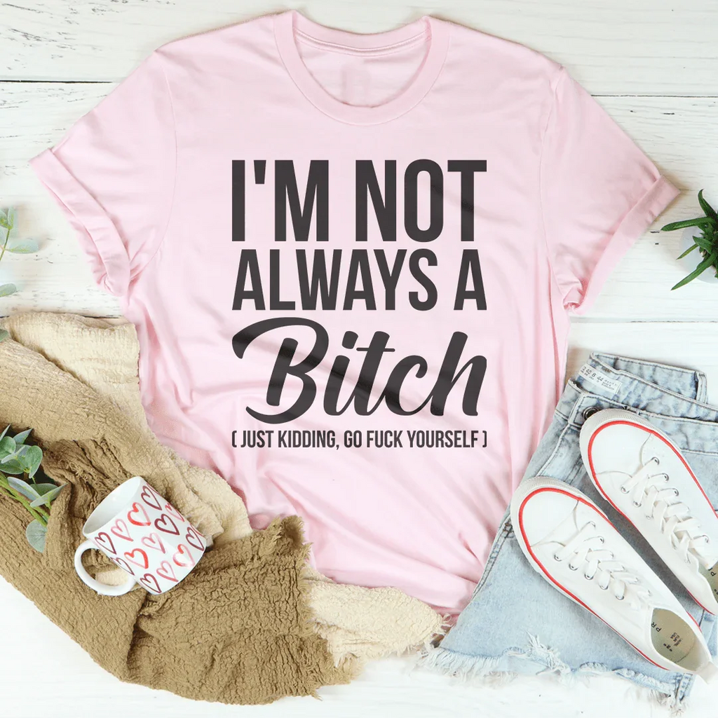 Just Kidding Tee Peachy Sunday