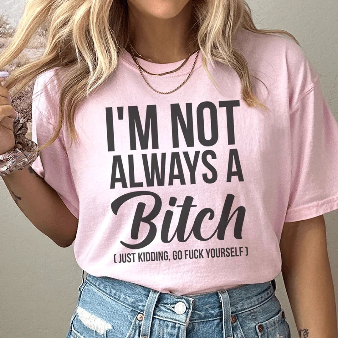 Just Kidding Tee Peachy Sunday