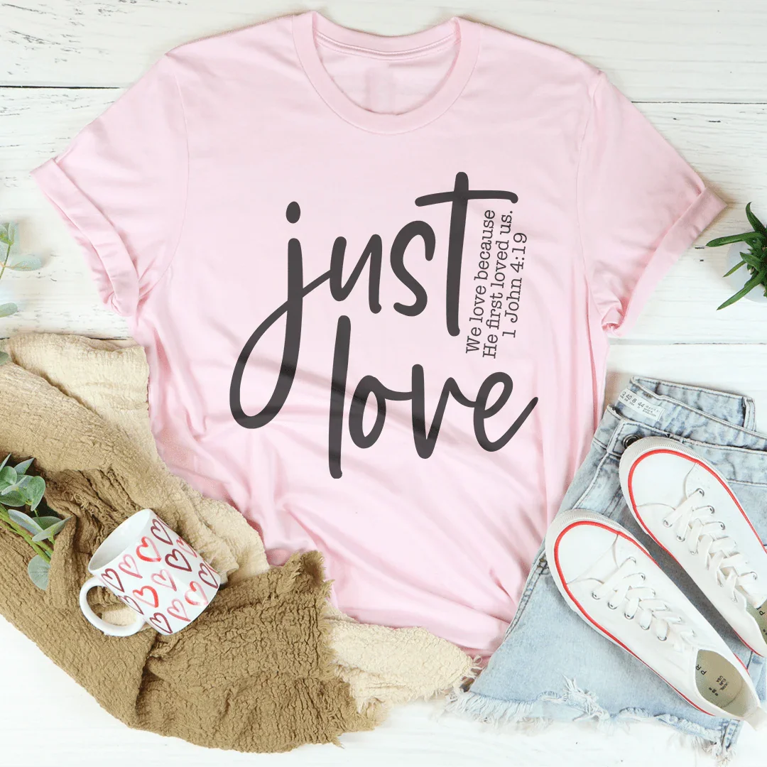 Just Love Tee Peachy Sunday
