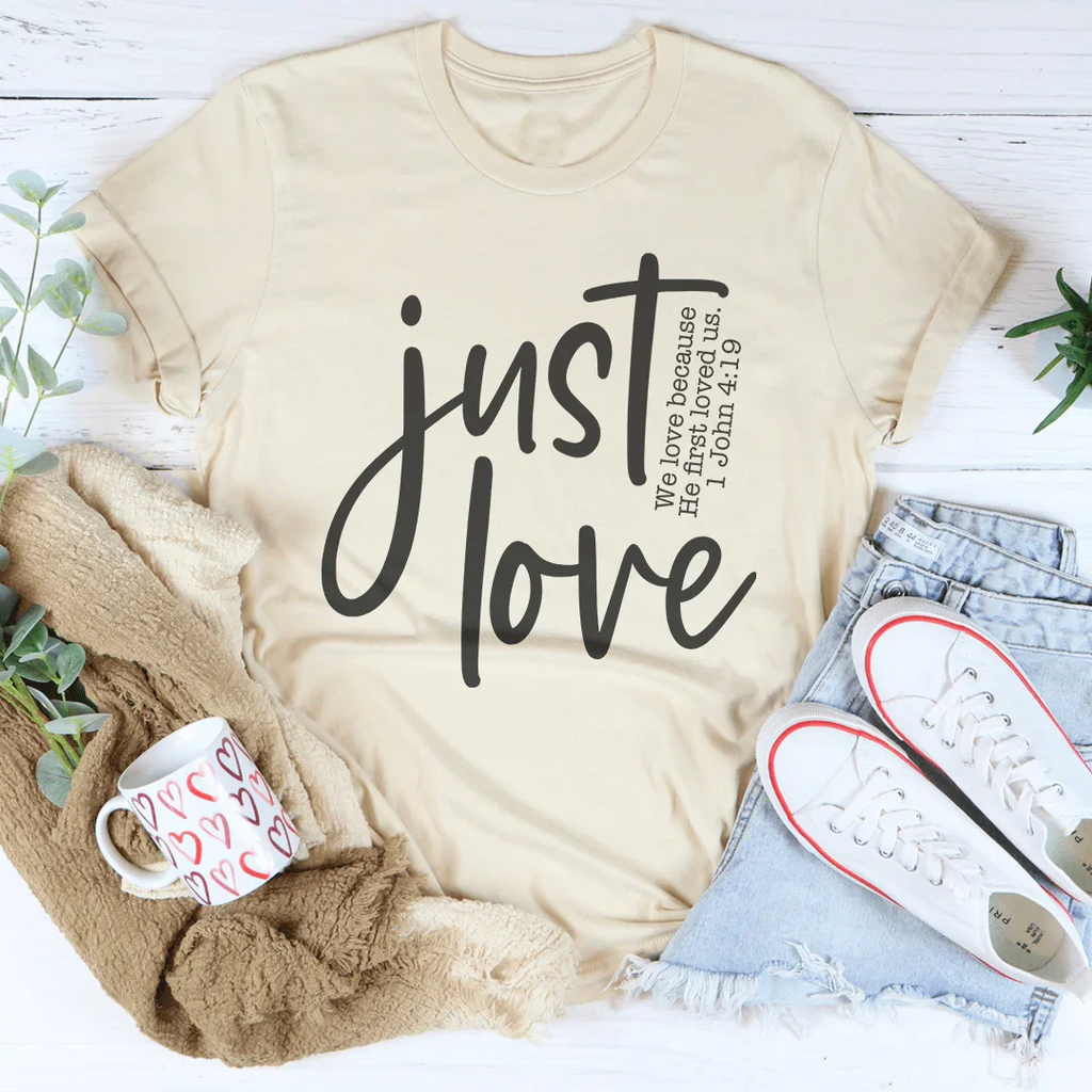 Just Love Tee Peachy Sunday