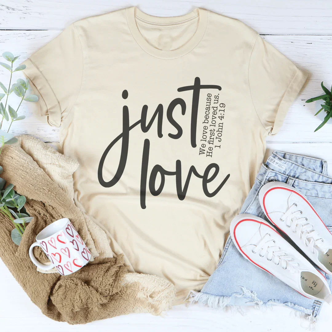 Just Love Tee Peachy Sunday