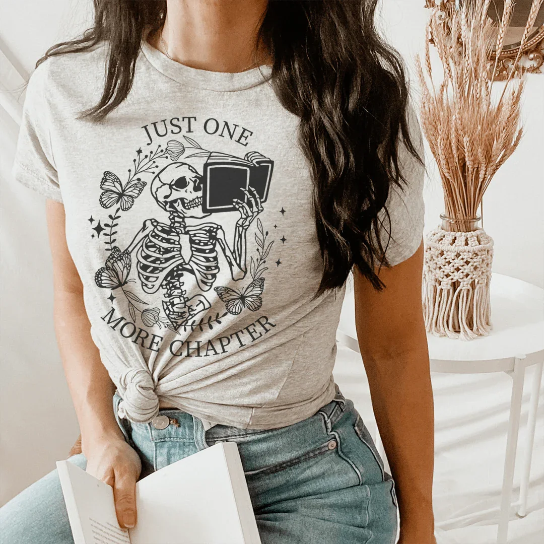 Just One More Chapter Tee Peachy Sunday