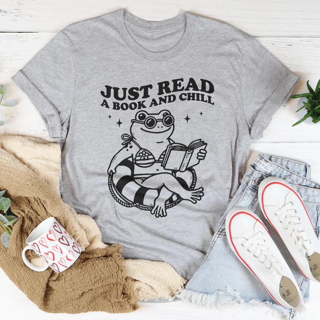 Just Read A Book And Chill Tee Peachy Sunday