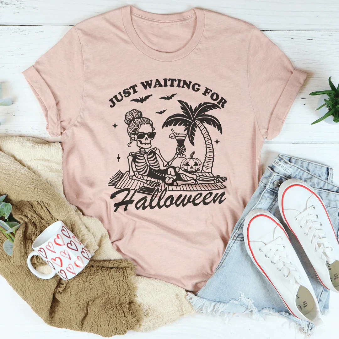 Just Waiting For Helloween Tee Peachy Sunday