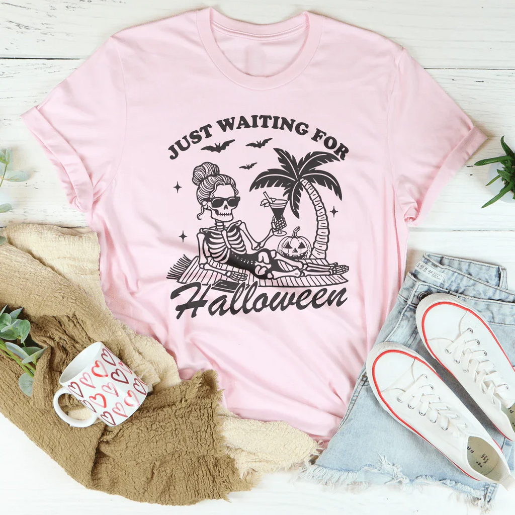 Just Waiting For Helloween Tee Peachy Sunday
